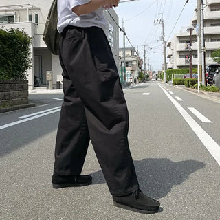 cotton balloon pants (black)