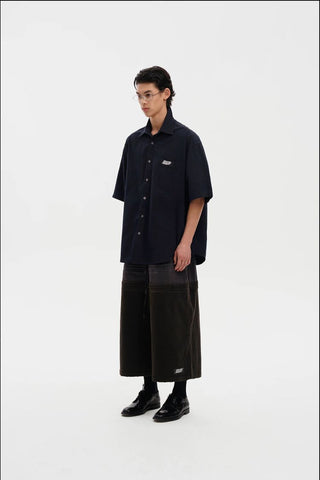 [MASONPRINCE] Pima Cotton Blend Short Sleeve Shirt