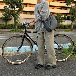 Nylon Easy Cargo Pants