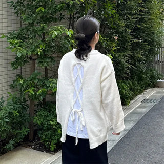 Lovely back ribbon knit