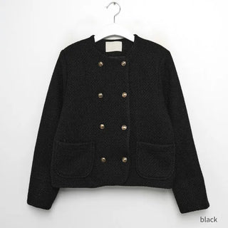 Tweed wool double jacket