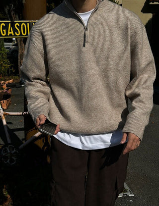 Roa Soft Half-Zip Knit (soft fabric)