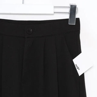 Black wide-leg pants
