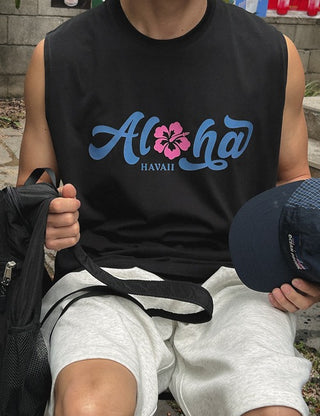 ALOHA Silket Cotton Sleeveless Top (3 colors)