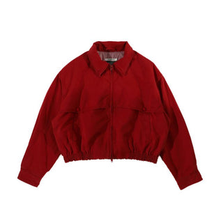 [Moromoro2] Washed Cotton Cropped Jacket