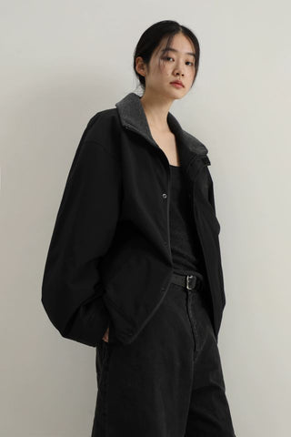 MASONPRINCE Stand Collar Windbreaker