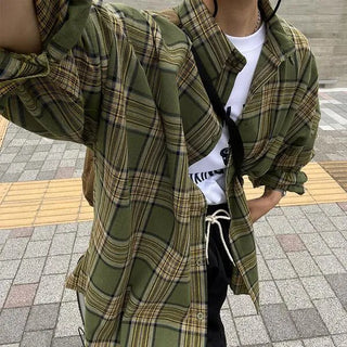 Boxy check shirt