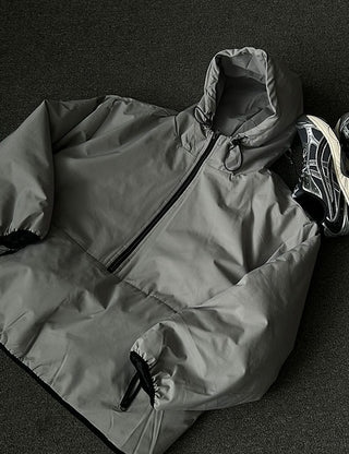 Formal Hooded Padded Anorak (2 colors)