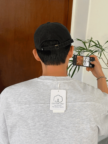 Essential Supima Premium Cut-out 1/2 T-shirt