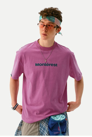 [Monterest] Quick-Dry Antibacterial Logo Crewneck Tee