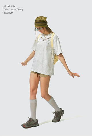 [Monterest] Necklace Print Embroidered Relaxed Tee