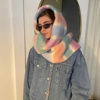 Border Tassel Scarf - P000KVYR