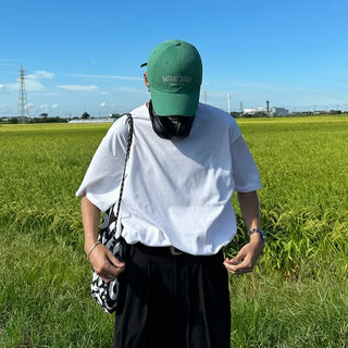 Colored cotton cap