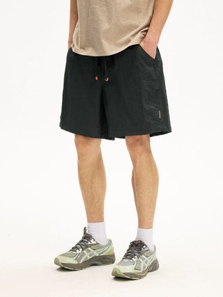 [Monterest] Textured Nylon Drawstring Shorts