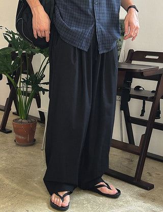 Cuss Linen Elastic Waist Pants (6 colors)