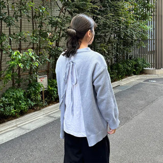 Lovely back ribbon knit