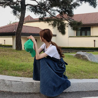 Denim sleeveless dress