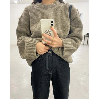 pumpkin round knit