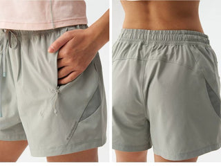 [Monterest] Quick-Dry Mesh Panel Running Shorts