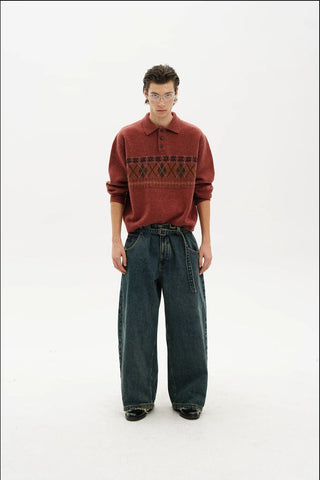 [MASONPRINCE] Fair Isle Wool Sweater