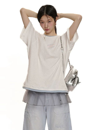 [Moromoro2] Layered Tulle Mesh Mini Skirt