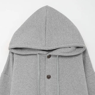 Button-up hooded parka