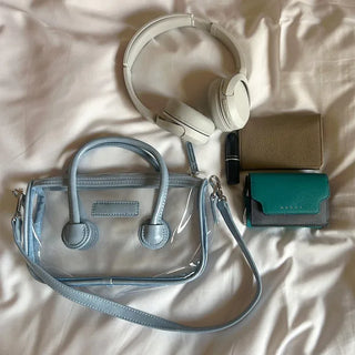 Transparent beach bag