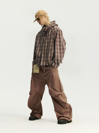 [Monterest] Enzyme Washed Wide Leg Work Pants