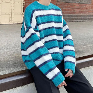 Boucle U-neck knit