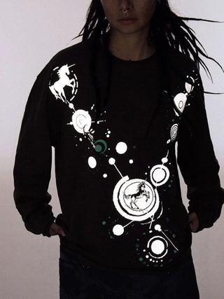 [CONP] Horsehead Nebula Print Long Sleeve Tee