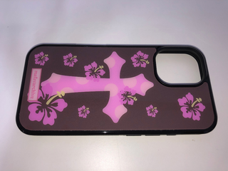 camo cross glass case