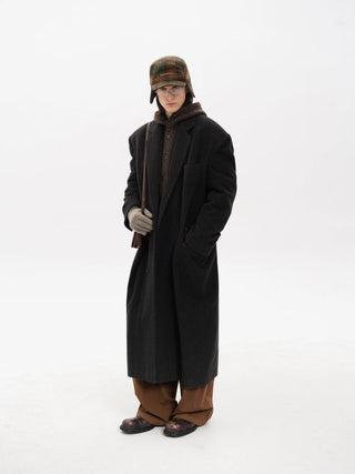[MASONPRINCE] Wool Plaid Baseball Earflap Hat