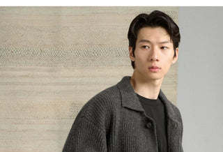 [CULTUM] Wool Collar Button Cardigan