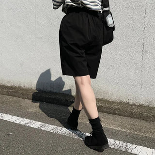 bermuda pin tuck pants
