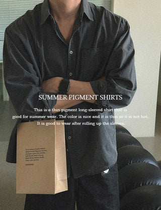 Summer Pigment Long Sleeve Shirt (8 colors)