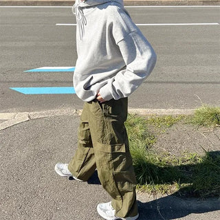 Plain hooded parka