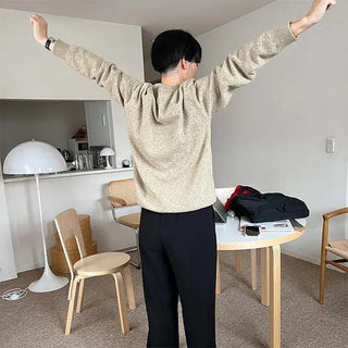 Cashmere wool round knit