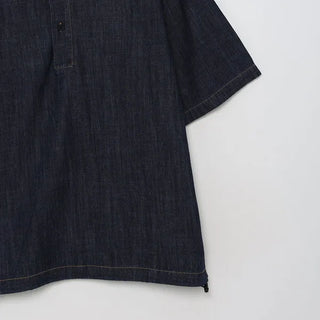 String denim shirt