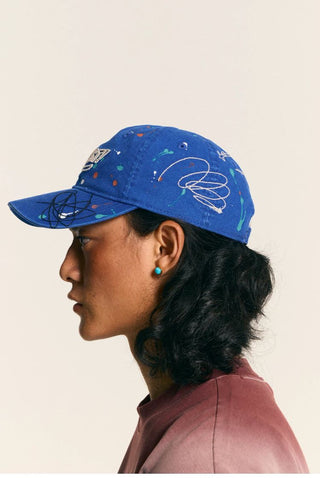 [Monterest] Washed Paint Splatter Embroidered Cap