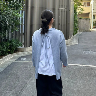 Lovely back ribbon knit