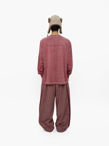 [MASONPRINCE] Faded Printed Long Sleeve T-shirt