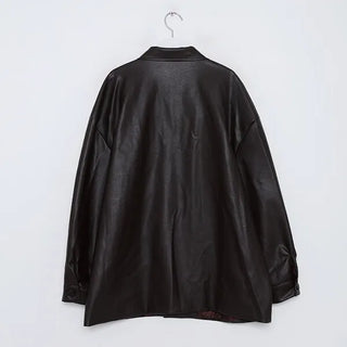 Classic faux leather jacket