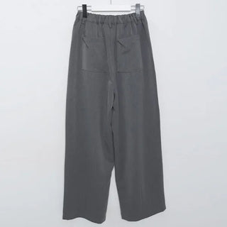 Two-pleat wide slacks