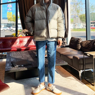 (Special Feature) Collared Short Padded Jacket (3 colors)