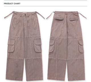 [Moromoro2] Washed Work Pants