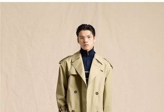 [CULTUM] Water-Resistant Cotton Short Trench Jacket