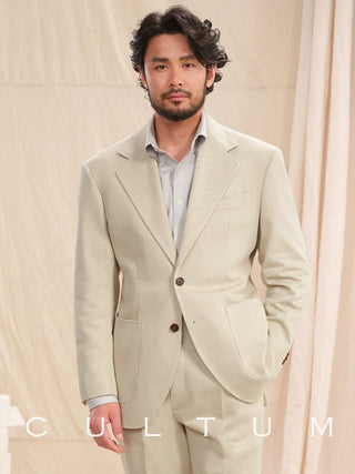 [CULTUM] Cotton Twill Lined Suit Set