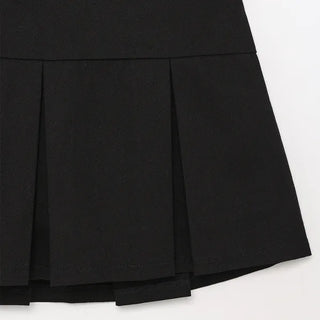 Pleated mini skirt