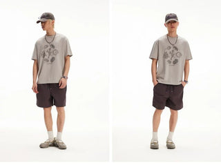 [Monterest] Outdoor Graphic Print Relaxed Fit Tee