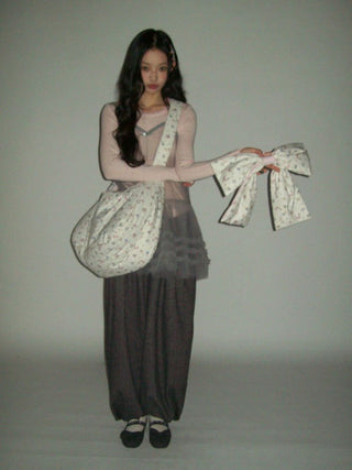 [Moromoro2] Layered Mesh Lace Camisole  Dress